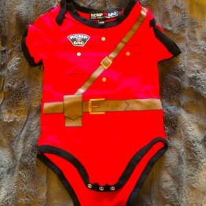 🚨 Patriotic RCMP 🚨 NWOT Cute Little Onesie